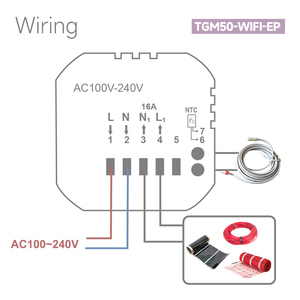 Termostato Digitale WiFi Beok TGM50 220V Programmabile per Riscaldamento a Pavimento con Controllo tramite App - Product Image 6