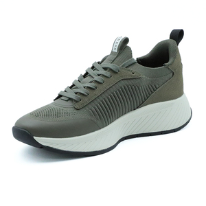 Chaussures <span class=keywords><strong>de</strong></span> course <span class=keywords><strong>de</strong></span> sport pour hommes et femmes <span class=keywords><strong>de</strong></span> haute qualité Chaussures <span class=keywords><strong>de</strong></span> sport en gros d'usine personnalisées respirantes Doublure en cuir véritable à lacets - Product Image 4
