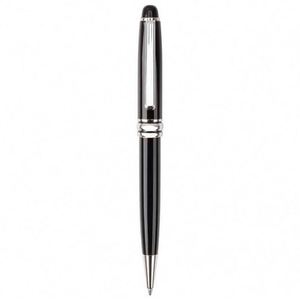 High Quality Luxury Business Ballpoint <b>Pen</b> Personalized Logo Black Body with Gold and Silver Trim Custom Logo Gift for Office - Product Image 5