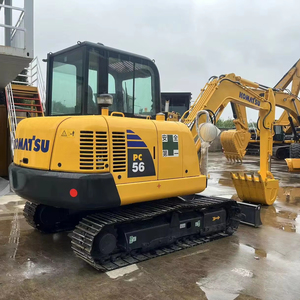 Presque neuf Mini-pelle hydraulique Komatsu PC56 d'occasion 6 tonnes bonne performance haute qualité en vente Shanghai - Product Image 6