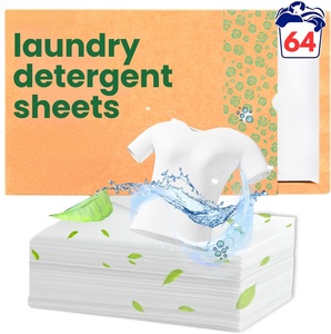 Feuilles de lessive puissantes aux enzymes bio, douces pour les peaux sensibles, solides, sans liquide, sans plastique - Product Image 1