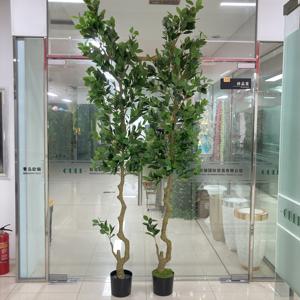 G25042306 Árbol de Limón Artificial de Hojas Verdes en Maceta, Decoración Moderna para Interiores, Decoración Artificial de Gran Tamaño, Barato, de Fábrica China, 120 cm - Product Image 2