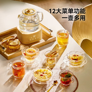 กาต้มน้ำไฟฟ้า Glasslock 1001-1500 มล. หม้อตุ๋นอเนกประสงค์ควบคุมอุณหภูมิได้ - Product Image 3