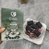 Bulkbestelling Private Label Kokoskolen Shisha Briketten 40mm Hexagonaal Natuurlijke Waterpijpkool Snel Aantekende Rookloze Geurloze