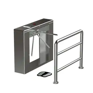 Wholesale price esd Tripod turnstile gate With Card reader Use for Factory Entrance and Exit Control