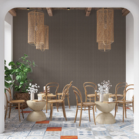 Autocollants muraux acoustiques en polyester, formes de diamants à cinq branches, certifiés GRS OEKO, pour la chambre des enfants