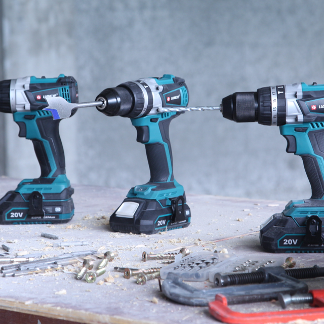 Liangye LCD770X-9S Brushless Hammer Cordless Driver Drill DC Motor Power Combo Drill Cordless 20v