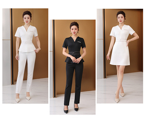 Bestseller Arbeitskleidung für Schönheitssalons, SPA-Kleidung, Kosmetik-Uniformen, Salon- & Spa-Arbeitskleidung, Anzug-Uniform mit anpassbarem Logo - Product Image 5