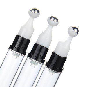 5ml 10ml 12ml 15ml Kem mắt mini nhỏ không có không khí bơm nhựa huyết thanh cuộn trên chai Kem mắt chai cho mỹ phẩm - Product Image 5