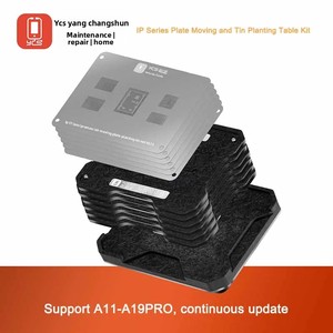 Kit de pochoirs de rebillage YCS A11-A19 Pro pour carte mère et CPU d'<span class=keywords><strong>iPhone</strong></span> 8-17 Pro Max – Outils manuels de réparation MY-R24 - Product Image 2