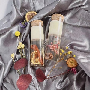 Bougies décoratives pour la maison, bougies parfumées de luxe, pot en verre transparent, design unique - Product Image 4