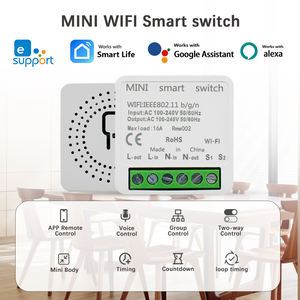 مفتاح ذكي واي فاي ثنائي الاتجاه 16 أمبير من إي ويلينك، قاطع دائرة كهربائية قابل للبرمجة يدعم أليكسا وجوجل هوم وسمارت ثينجز للمنزل الذكي - Product Image 2