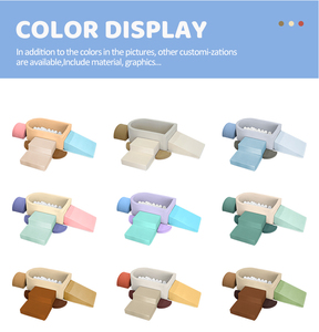 Vente à chaud Ensemble de jeu en mousse souple personnalisé Blocs d'escalade de <span class=keywords><strong>piscine</strong></span> à balles d'intérieur en usine pour enfants Équipement de jeu de fosse à balles adapté aux bébés - Product Image 3