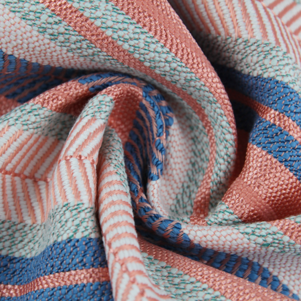 Высококачественная полиэфирная хлопчатобумажная пряжа, крашеная в клетку, модная жаккардовая ткань для домашнего текстиля, занавеска, коврик, подушка GRS & OCS