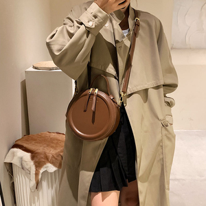 Bolso Bandolera de Mujer con Diseño Vintage, Cartera de Mano Cruzada de Cuero PU a la Moda, con Cadenas, Cierre de Cremallera, Gran Capacidad y Patrón Personalizado - Product Image 3