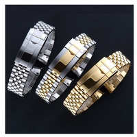 Correa de Lujo de 20 mm para Hombre Estilo Jubilee con Eslabones de Tornillo OEM, Brazalete de Acero Inoxidable 316L para Reloj ROLEX Daytona, Water Ghost, GMT, Submariner