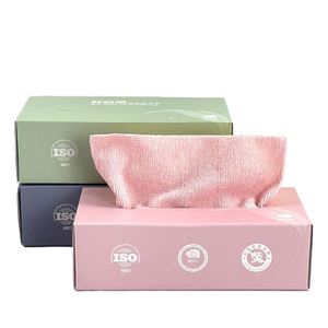 Microfiber Cotton Portable Household Dishcloth Extractable Lazy Wipes Kitchen Strong Absorbent Nonstick Lint Free Home Supply - Product Image 3