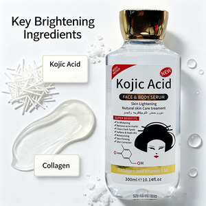 Sérum en gros à l'acide kojique, vitamine C et collagène 5x éclaircissant, réduit <span class=keywords><strong>les</strong></span> <span class=keywords><strong>taches</strong></span> <span class=keywords><strong>brunes</strong></span>, unifie le teint, anti-rides - Product Image 5