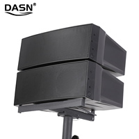 Sistema de PA con Subwoofer de 12 Pulgadas DASN B16 de 4000W de Pico y 1000W RMS, Altavoz Profesional Activo en Columna Line Array para Audio de DJ, Fiestas y Escenarios