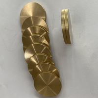 Pièces de monnaie vierges en laiton massif, rondes, personnalisables en usine, vente en gros, 30mm 40mm 50mm