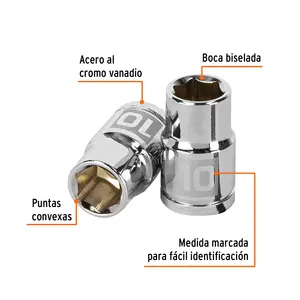Master con 36 unità da 10 mm socket, 6 punti, 3/8 'drive, Truper - Product Image 2