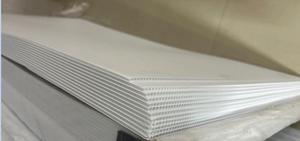 Segni di giardino in bianco di dimensioni doppie all'aperto con paletti alla rinfusa foglio di plastica ondulato prato segni - Product Image 5