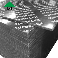 Tablero fenólico marrón negro Encofrado de madera Marina Núcleo de álamo Chapa de abedul Película Contrachapado para construcción de edificios 1 año