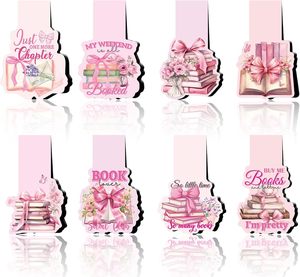Marcapáginas magnéticos de mariposa Floral Coquete Bow Book Mark Imanes Lectores Página Clip Regalo Amantes de los libros Estudiantes Lectura Marcapáginas - Product Image 2
