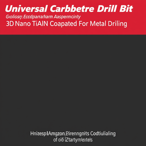 Foret universel en carbure 3xD avec revêtement Nano TiAlN pour le perçage des métaux - Product Image 3