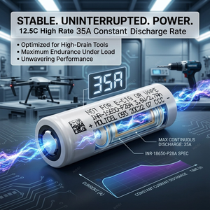 Sel Silinder Molicel 3.7V 2800mAh NMC 18650 Asli untuk Kipas Portabel - Product Image 3