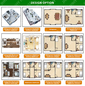 Luxuriöses Vorgefertigtes Tiny House im Neuen Stil, Erweiterbares Container-Wohnhaus, Villa mit 2 Schlafzimmern, Beliebte Stahlkonstruktion - Product Image 2