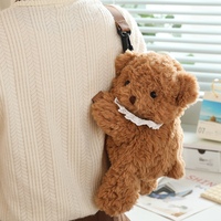 Nouveau tissu Oem Odm sac à dos personnalisé Animal éléphant mouton lapin ours en peluche renard cochon canard doux enfants peluche sac en peluche