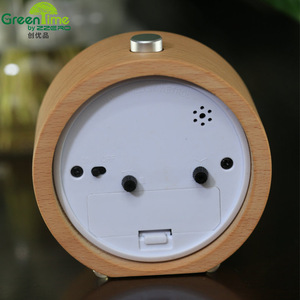 Réveil Électrique avec Fonction Snooze LUMINOVA pour Salon/Bureau, Chargement USB, Corps en Tissu, Affichage Numérique, Design Moderne - Product Image 4