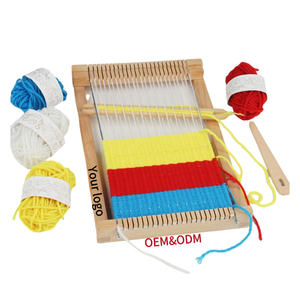 YUCI fai da te strumenti didattici fatti a mano in legno telaio per tessitura in legno per bambini - Product Image 1