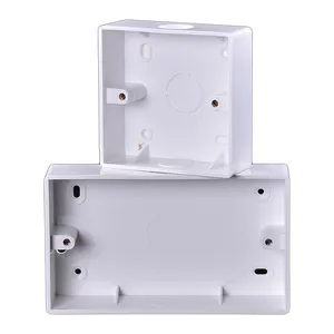 Factory Direct Single Gang Electrical Box Outlet 86X86 Surface Mount Box