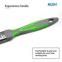Pinceau à peinture ergonomique MSN avec poignée souple, poils synthétiques de qualité supérieure, pour peindre les murs, les plafonds, les meubles et les joints