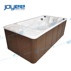 JOYEE-bañera de hidromasaje acrílica para uso al aire libre, spa de hidromasaje con luz LED, Control de música - Product Image 6