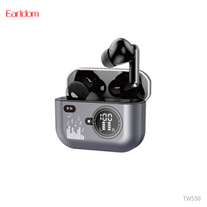 Écouteurs sans fil Earldom Bluetooth V6.0, écouteurs antibruit ANC+ENC en alliage de zinc avec affichage numérique LED - Product Image 1