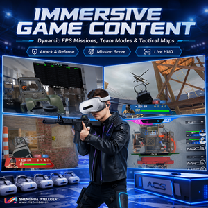 Machine <span class=keywords><strong>de</strong></span> jeu VR Shenghua pour 4 à 20 joueurs, <span class=keywords><strong>jeux</strong></span> d'arcade virtuels pour l'entretenissement <span class=keywords><strong>Steam</strong></span> - Product Image 6