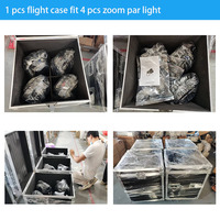 Putih Hangat Terang Tinggi 2 Dalam 1 300W Zoom Fokus Setara dengan Lampu Panggung Pintu Gudang Zoom Theater 2 Dalam 1 Cob Led Par Light