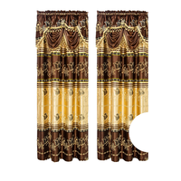 Rideaux de fenêtre sur mesure de style européen pour la maison moderne, rideaux occultants toutes saisons, design géométrique jacquard de luxe
