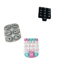 Clavier et pavé tactile en caoutchouc de silicone personnalisable par le fabricant avec impression sérigraphique et rétroéclairage pour appareils électroménagers