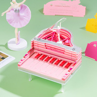 Notes autocollantes créatives 3D stéréo en papier cartonné style musical, 8 touches, pour débutants, mini, pour décoration de bureau et journal, personnalisables OEM ODM