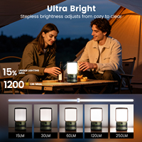 Linterna LED de Camping Recargable por USB, Portátil, Desmontable, Impermeable IP45, con 7 Modos de Luz, para Banco de Energía, Venta al Por Mayor