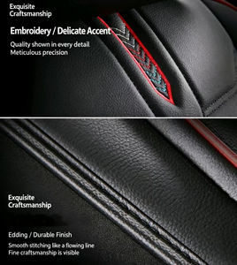Housse de siège de voiture universelle en <span class=keywords><strong>cuir</strong></span> antidérapante pour conducteur, adaptée aux SUV, camionnettes et fourgonnettes - Product Image 3
