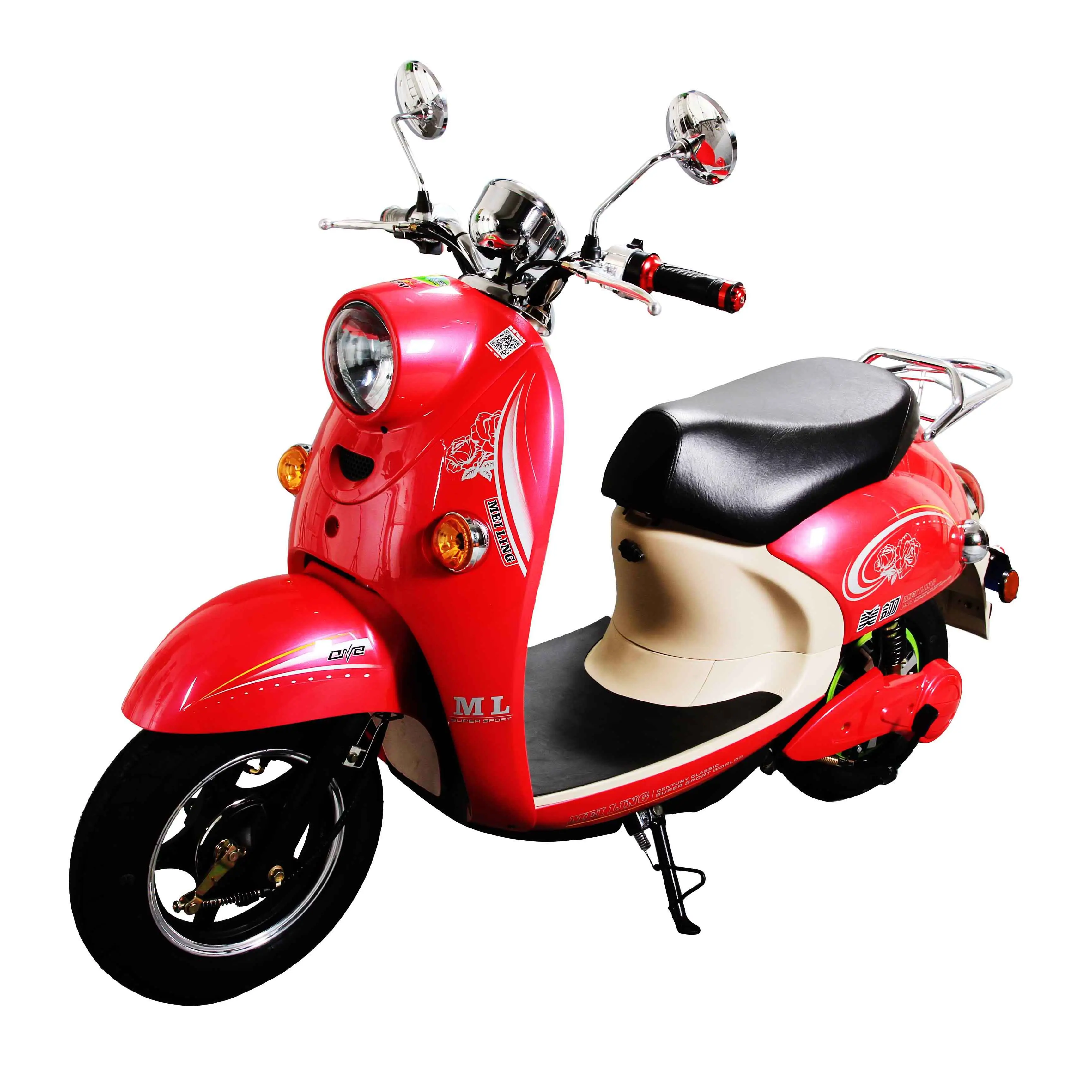 Grote Power Japan 60mph 2 Wiel Scooter Snelle Snelheid Elektrische Elektrische Motorfiets Bromfiets Met Pedalen