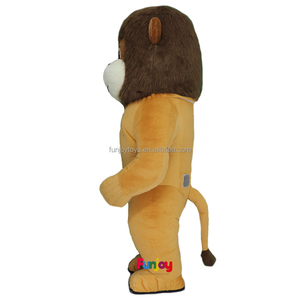 Short Fur Unisex <strong>Adults</strong> Plush Animal Halloween Inflatable <strong>Lion</strong> Mascot <strong>Costumes</strong> Funny Party Outfit - Product Image 5