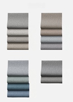 Cortinas Opacas con Pliegues Plegados al Estilo Europeo, de Poliéster, con Protección Solar Térmica y Antipolvo para Ventanas de Piso a Techo, para el Hogar