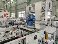 Machine de fabrication de sacs de courrier en polyéthylène pour le commerce électronique entièrement automatique