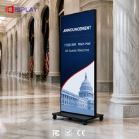 Écran d'affichage LED couleur intérieur/extérieur pour la publicité en libre-service, les centres commerciaux, les magasins de détail, les affichages numériques